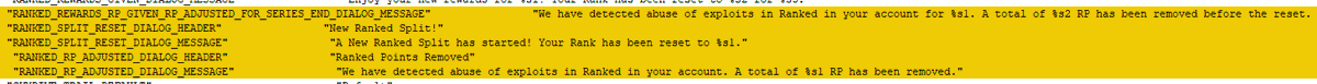 Ranked points can be reset or removed in case of an abuse.