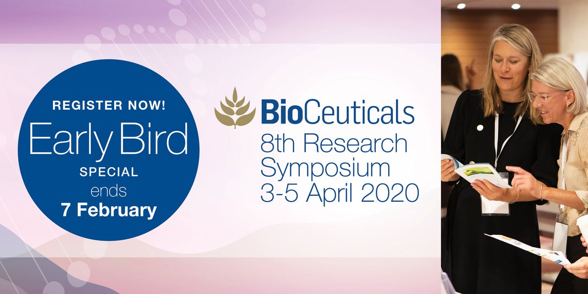 With just a few days left of the Early Bird special, this is your final chance to save $100 on your BioCeuticals Research Symposium ticket before the full price comes into effect!

For more info, please visit the link below.

bioceuticals.com.au/education/even…

#bioceuticalssymposium2020