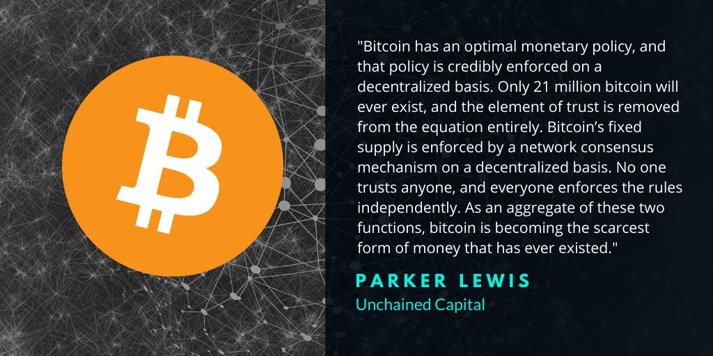cryptosaver_io's tweet photo. Check out "Bitcoin Obseletes All Other Money" by Parker Lewis. 

"The market converges on bitcoin over time and its value continues to increase because it provides a constant that is superior to any other form of money"

https://t.co/Zs2CW44n5d

#bitcoin #btc $btc https://t.co/mzc2naKCcE