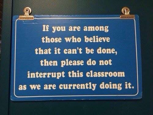 MrOwens_Math's tweet image. I want a sign like this in my classroom! We are believers! #tlap #revoltlap