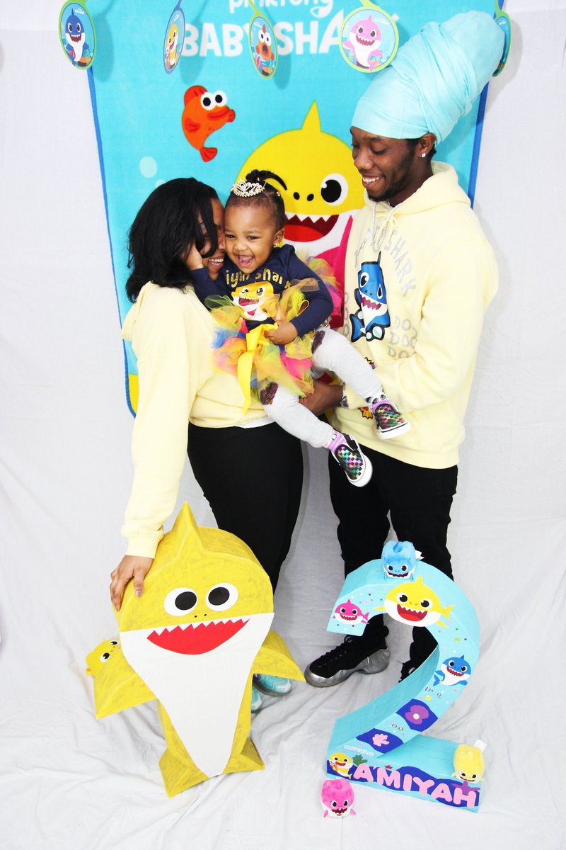 _thatGirlNISHA's tweet photo. Our Princess 👸🏾 Is Officially 2 🤩🥰✨We Love you to the Moon and Back Baby shark 🦈 😘 https://t.co/VTGcPVzXbV
