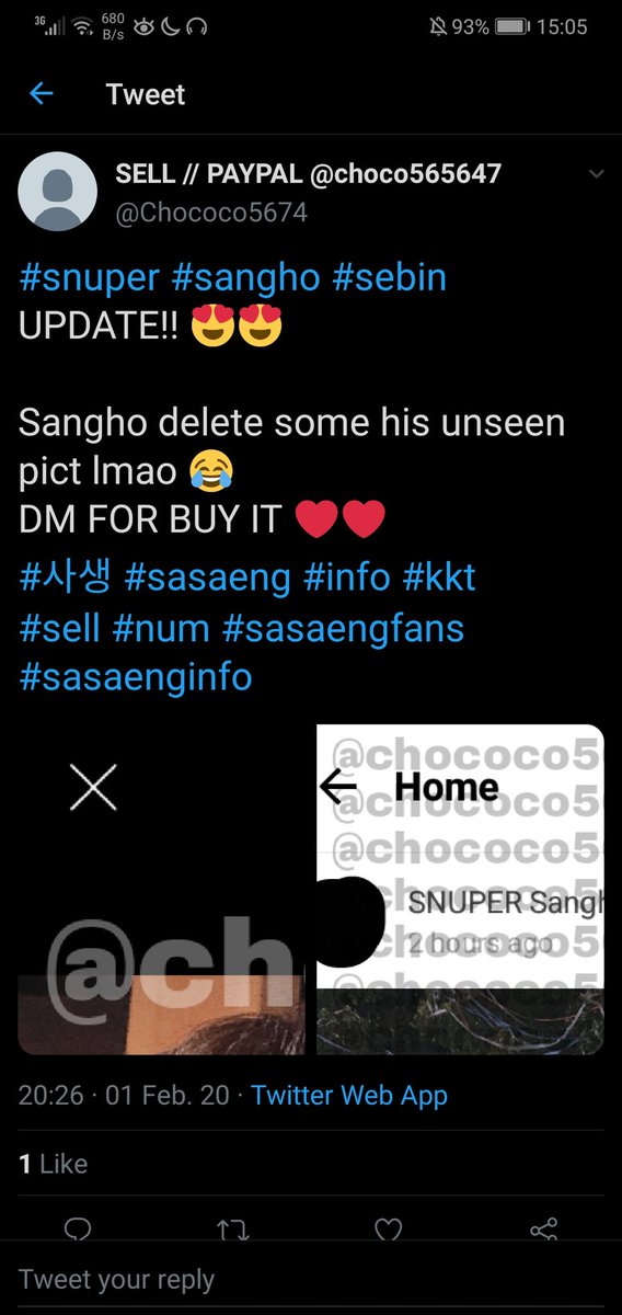 ilysangho's tweet photo. [IMPORTANT!!!!] 
PLEASE REPORT&amp;BLOCK THIS ACCOUNT, AND RETWEET SO OTHER PEOPLE KNOW THEY'RE A GROSS STALKER/INVADER OF PRIVACY https://t.co/YoeXsFCd5i