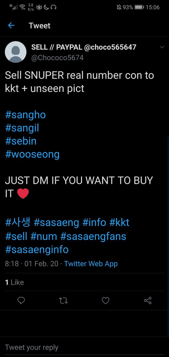 ilysangho's tweet photo. [IMPORTANT!!!!] 
PLEASE REPORT&amp;BLOCK THIS ACCOUNT, AND RETWEET SO OTHER PEOPLE KNOW THEY'RE A GROSS STALKER/INVADER OF PRIVACY https://t.co/YoeXsFCd5i