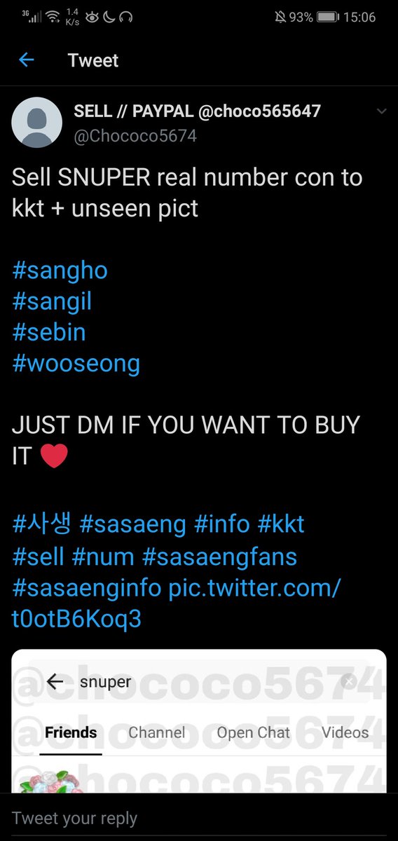 ilysangho's tweet photo. [IMPORTANT!!!!] 
PLEASE REPORT&amp;BLOCK THIS ACCOUNT, AND RETWEET SO OTHER PEOPLE KNOW THEY'RE A GROSS STALKER/INVADER OF PRIVACY https://t.co/YoeXsFCd5i