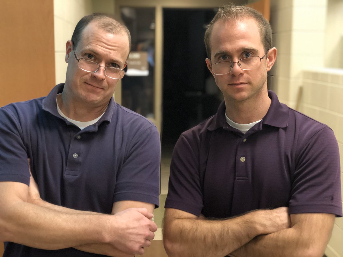 MrJOlsen's tweet photo. Is this me standing with future self? I sure hope I can be half as good as this guy eventually! #PNwinterfest #TwinDay #HuskiePRIDE https://t.co/CWbe12NFNl