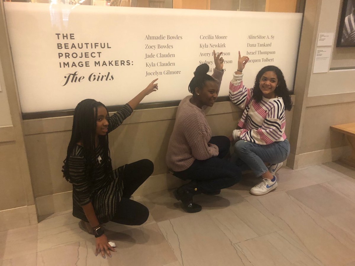 DurhamAcademy's tweet photo. So proud of and delighted for these three DA students, whose work with @thebeautifulprj is on display at @metmuseum through Feb. 24! Learn more ➡️ https://t.co/ktZ7cdpiUP
#TheBeautifulProject #TBPAtTheMet #BlackGirlImageMakers https://t.co/i7FgFAWcgi