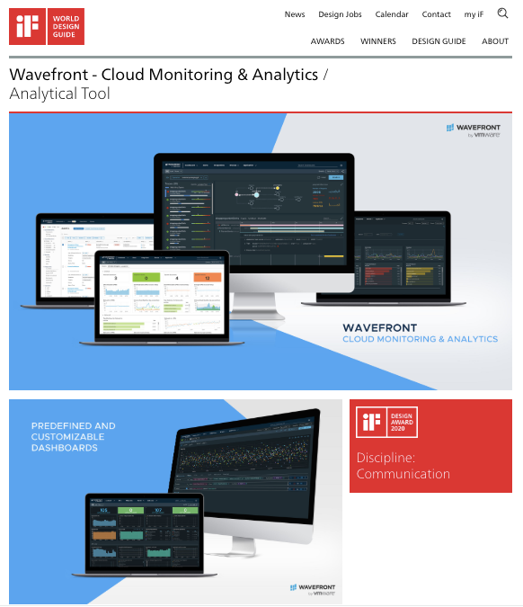 panghy's tweet photo. Just in! @WavefrontHQ  wins @iFDESIGNAWARD for #cloud #monitoring and #analytics!

https://t.co/3M73SN9rvB https://t.co/KHVKxXKf06