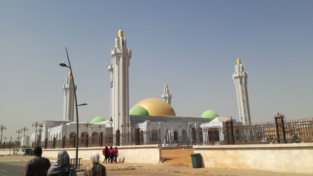 The biggest mosque in West Africa. Massalikoul Djinane.