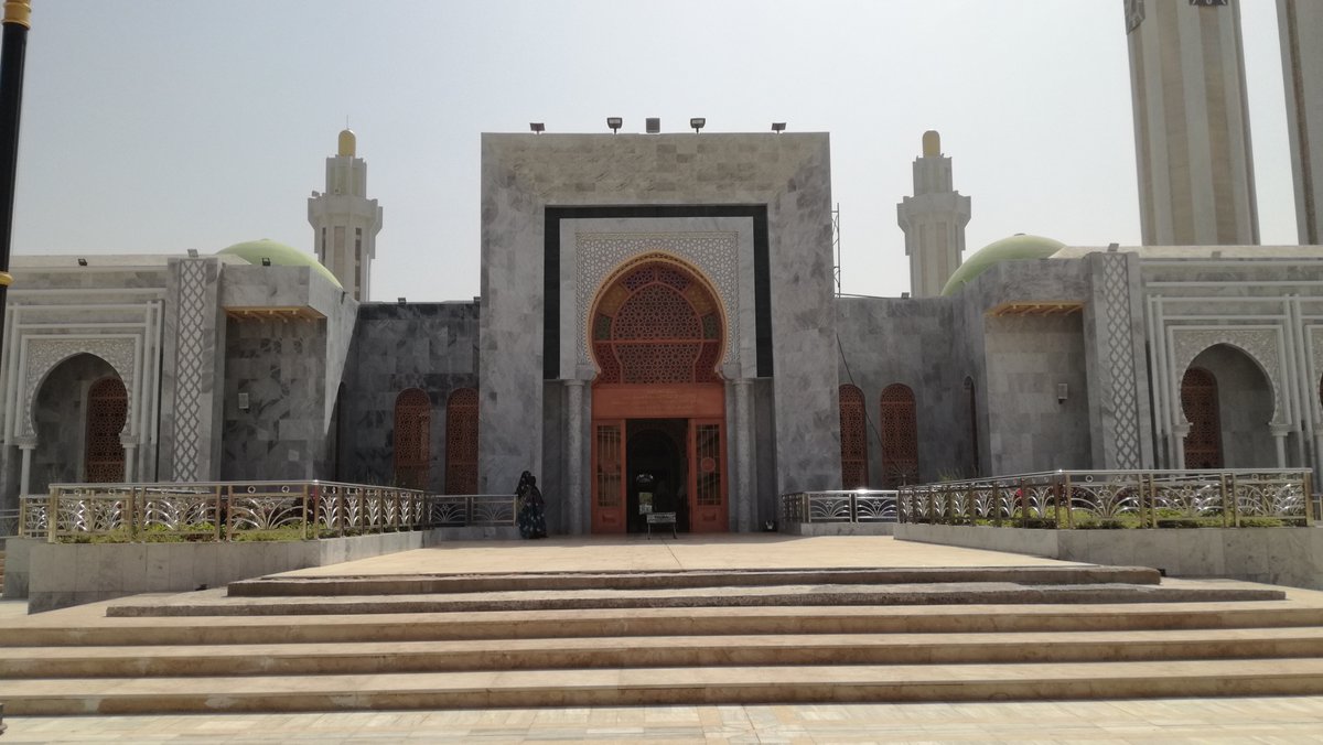 The biggest mosque in West Africa. Massalikoul Djinane.