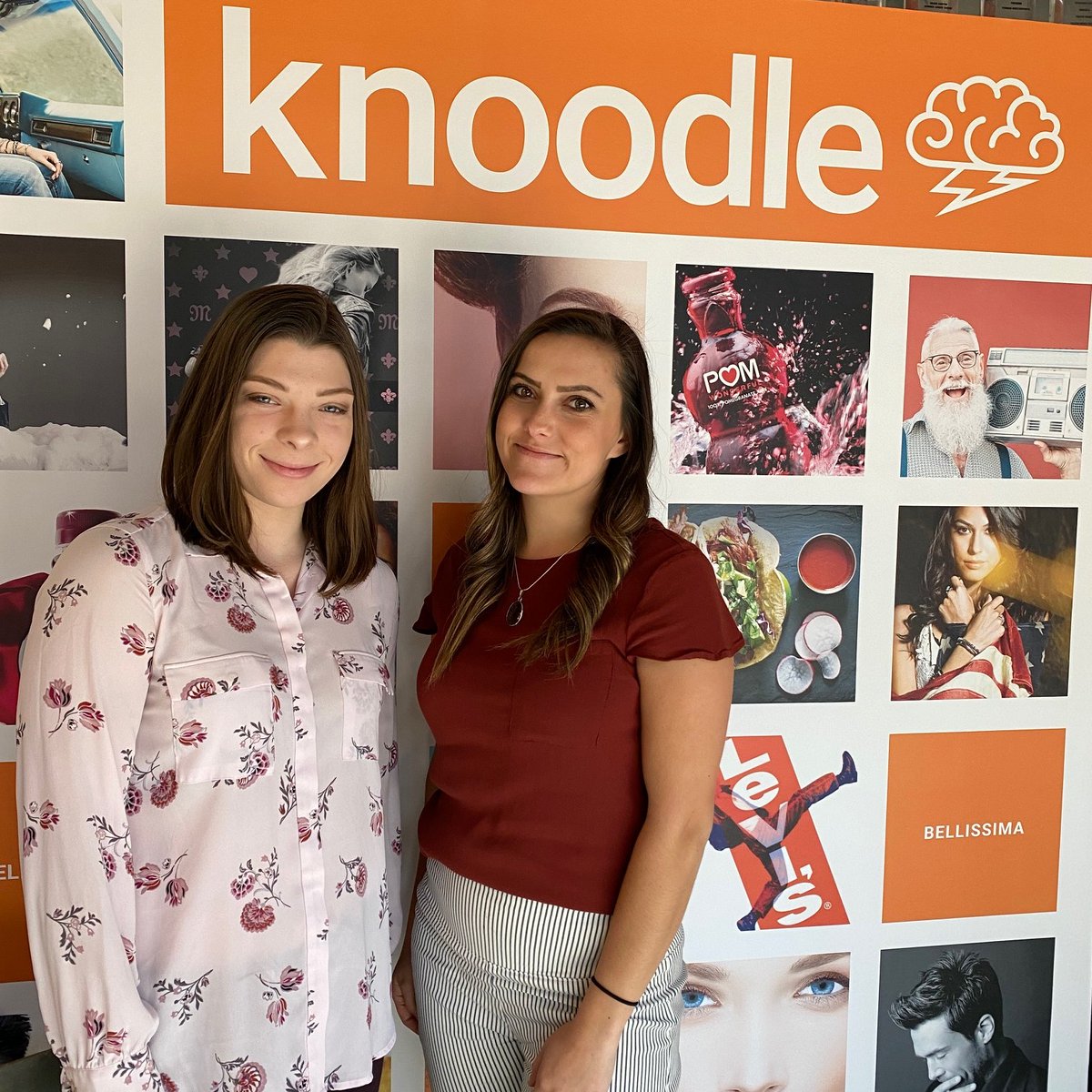KnoodleAgency's tweet photo. knoodle welcomes our two new interns, Kelsie (PR) and Rachel (Creative). We are so excited to have you both on board for this semester! 👏👏 https://t.co/rGLfGlrIq5