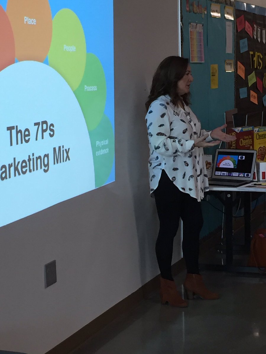 dsmathquilter's tweet photo. Thank you Dee Marsh for speaking to our math students about marketing as they begin their PBL project. Great info! #ssmsyr3 #ssmsmath https://t.co/IgKyJWkmQE