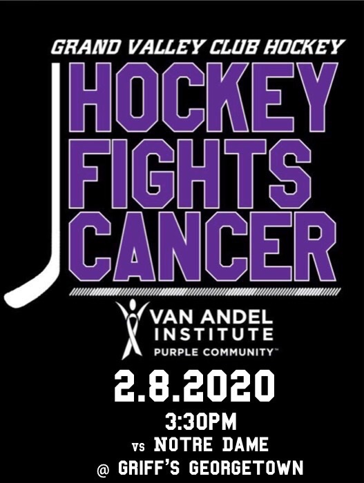 pjrapin8's tweet photo. This Saturday is our annual Hockey Fights Cancer game along with our senior night. The past 4 years my team has held this event they have raised over $17,000 for Van Andel Institute. This year, I’ll personally donate $1 for every like this tweet gets. Hope to see you at the game! https://t.co/bepenSfgQb