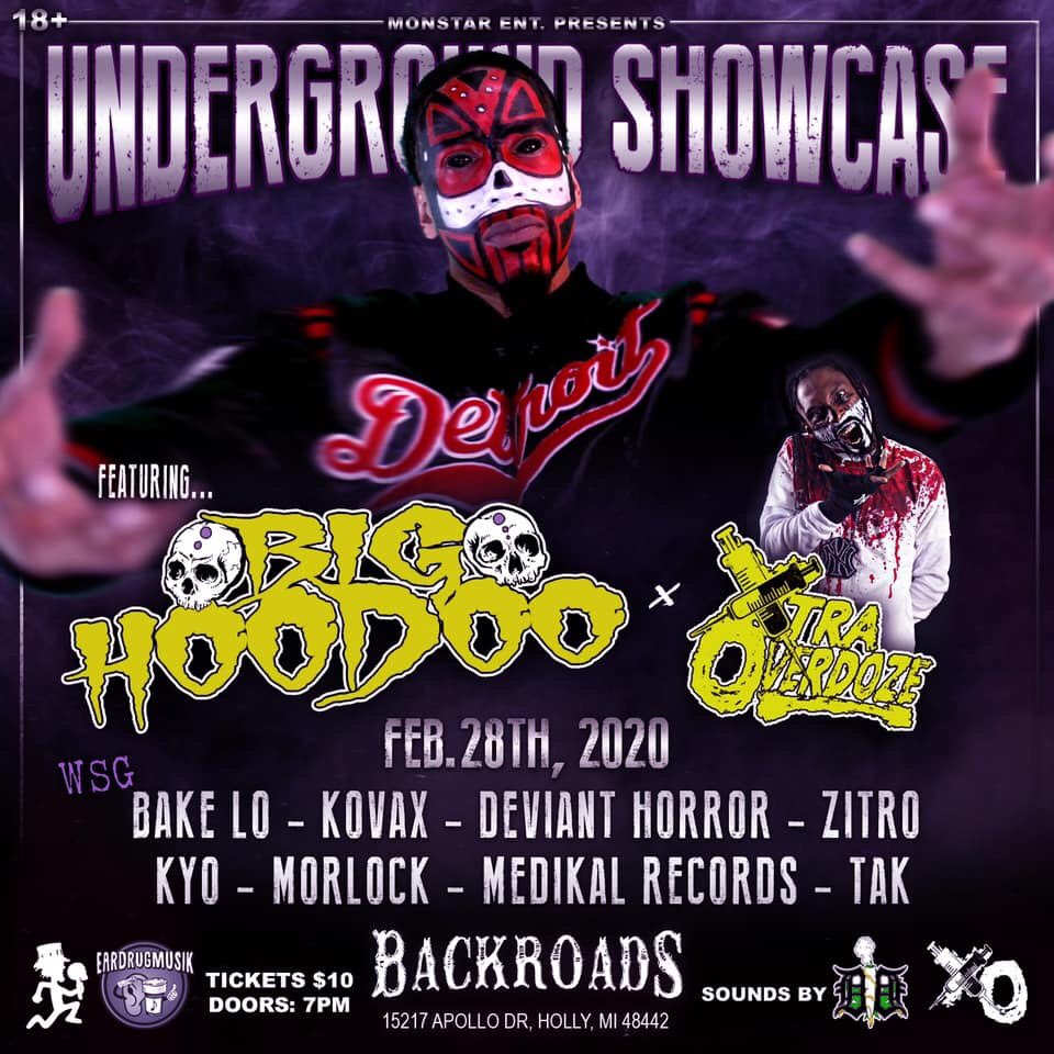 RealMcGrubAR's tweet photo. Looking for something to do in February ? Make your plans to head to Holly Michigan for some great shows at Backroads !
#MonStarEntPresents
#MyBloodyValentine
#ProjectMobParty
#TheUndergroundShowcase
#HatchLive
๐นโญ๏ธ๐ช https://t.co/JtEsmJ1I31