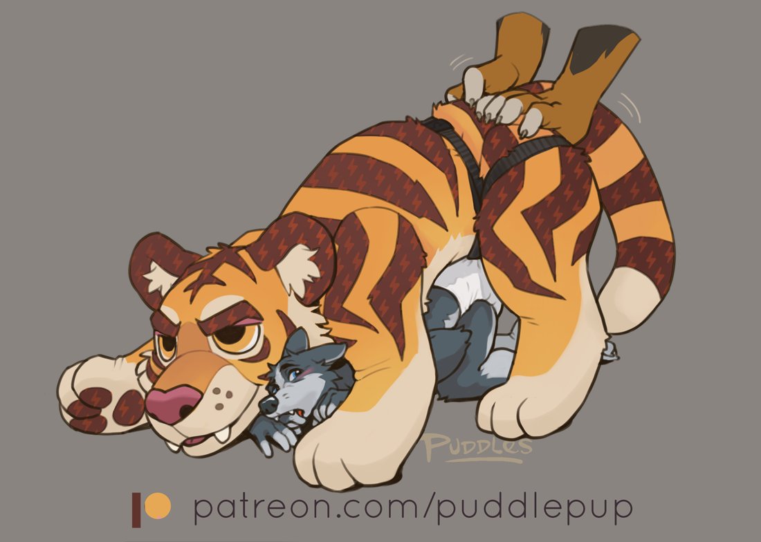 Puddle_Pup's tweet photo. Things took a turn for the spicy by the end of the oversized plush buddy stream 🐯💦

Planning to do another sketch request stream later this week, so start thinking up your cute/embarrassing/spicy ideas now!  https://t.co/F0R4OJUaSv https://t.co/fWTCdaEYFQ