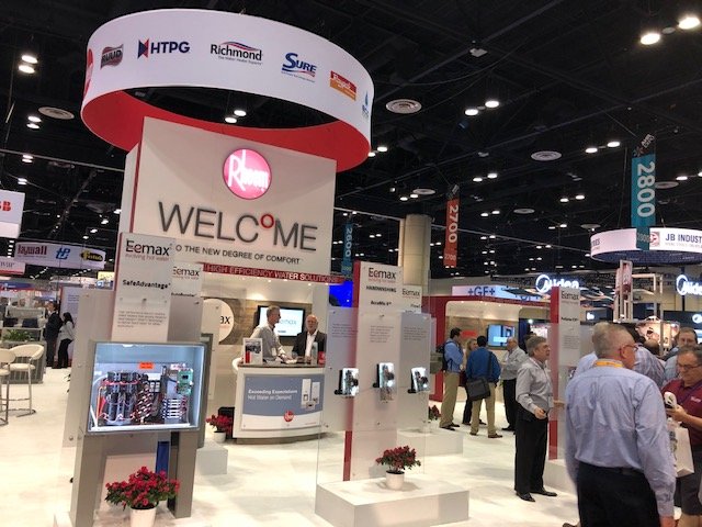 EemaxInc's tweet photo. We are here in Orlando, FL at the world’s largest HVACR event AHR Expo. If you’re at the event, be sure to stop by the Rheem booth #2743 to see how Eemax is evolving hot water!

#AHRexpo #HAVCR #HVAC #tradeshow #event https://t.co/BVmARS2A1V