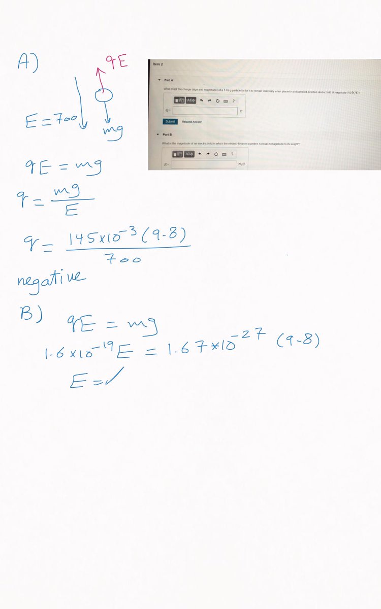 engi_science's tweet photo. حل هوم ورك physics 2
part 2
#MSI #physics2 #chapter21 #peter https://t.co/EKkrxi8GTj