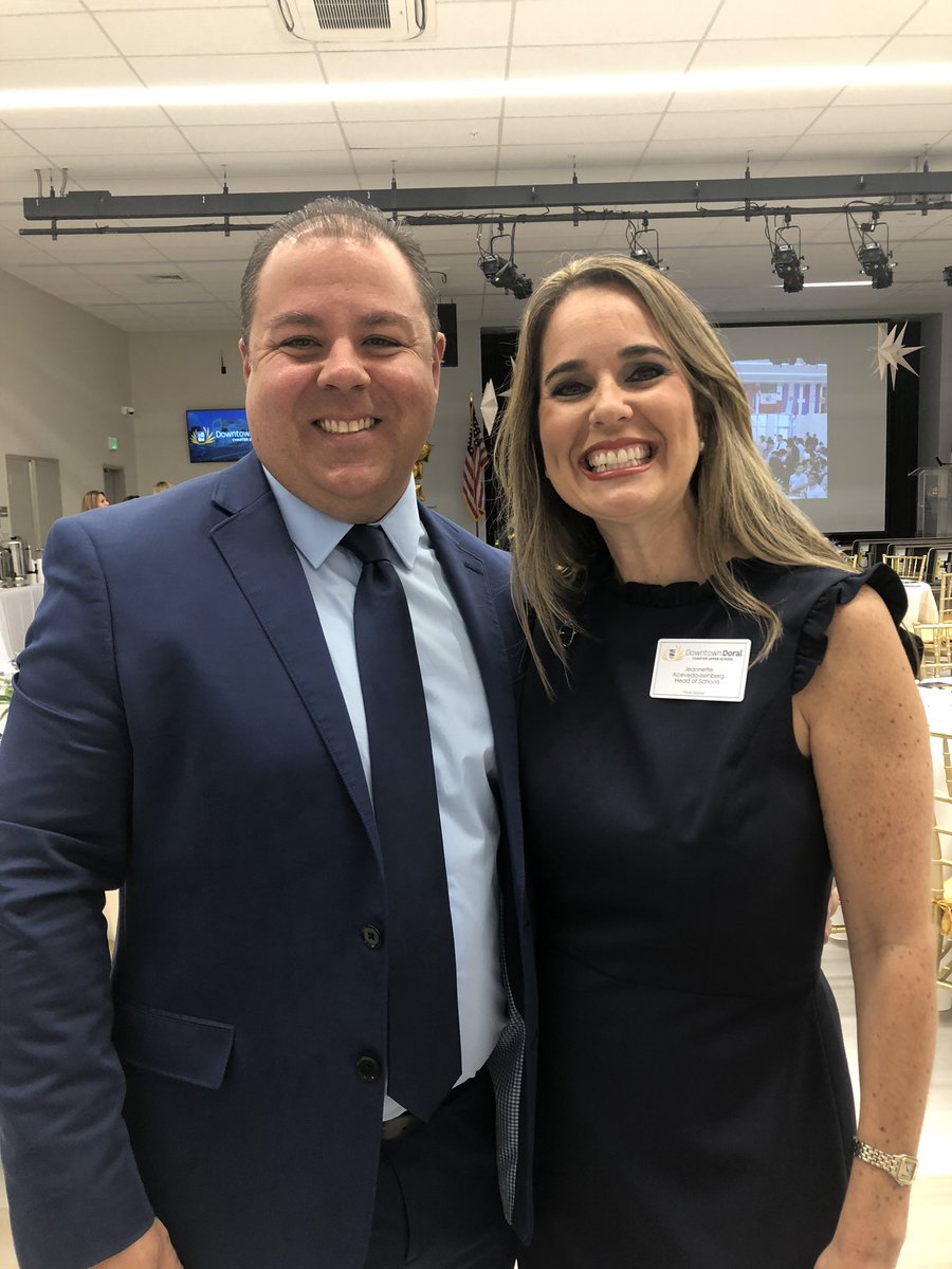 Thank you Ms. Jeannette Acevedo-Isenberg for allowing me to assist in opening another great vision for Downtown Doral Charter.