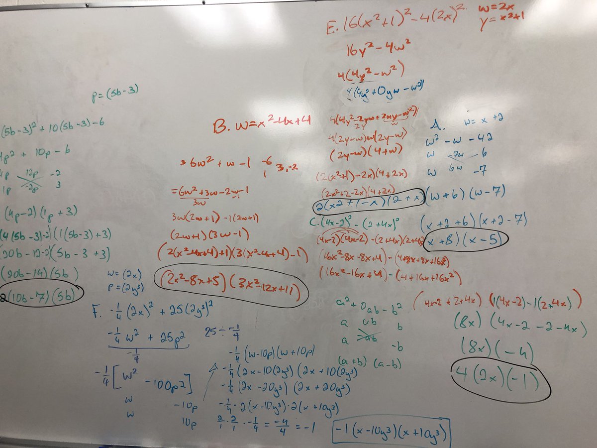 kmackenzie7's tweet photo. Boards full of student work make my heart happy! Note to future self: get students working on whiteboards more often #iteachmath #MTBoS #brsdnumeracy #ilovemath https://t.co/RWuih3B8xe