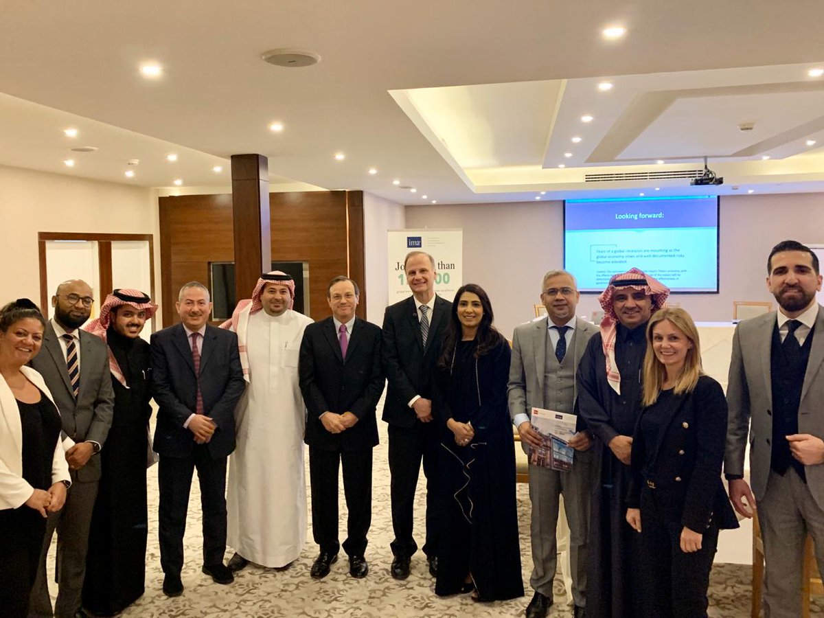 imamiddleeast's tweet photo. Check out a few images from IMA's CFO Roundtable on Global Economic Conditions Survey (GECS) of Q4 2019 that was held in Riyadh yesterday, in association with @ACCANews
#IMAevent #CFOroundtable https://t.co/Z06M5bwA59