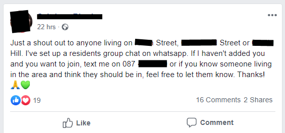 Michael1979's tweet image. Was the victim of crime today but I received very little sympathy from the members of this group chat I found on Facebook