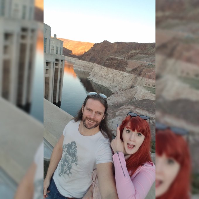 1 pic. Stopped off at the #hooverdam on our West-East  #coasttocoast #USA #roadtrip 
#Damn #scenic https://t