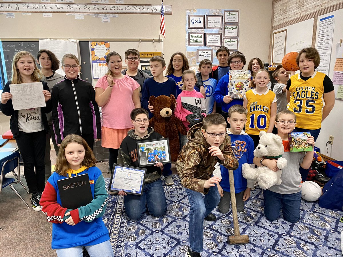 bertsch_stacey's tweet photo. Gasps of excitement from these big kids yesterday about doing “show and tell”. Today we listened to each other sing, admired artwork and achievements, and learned things we never knew about one another. #SupriseAndDelight #WeSoar https://t.co/UQy4hgUclg