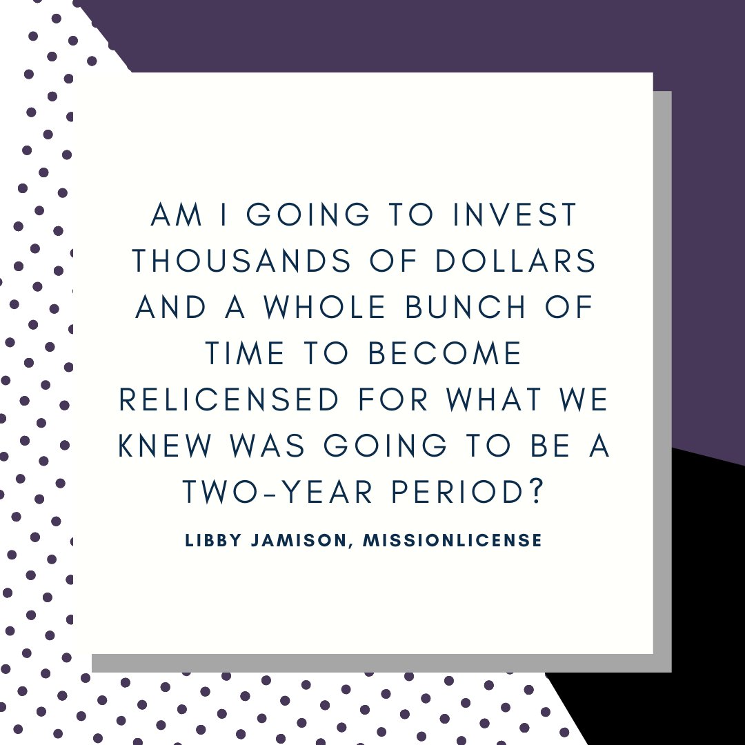 Have you seen the report from <a href="/GoldwaterInst/">Goldwater Institute</a> about military spouse licensing? It features our Co-Founder and Navy Spouse <a href="/libbyslemonade/">Libby Jamison</a> and other #milspouses with licensing barriers. Read more here: goldwaterinstitute.org/dereliction-of…