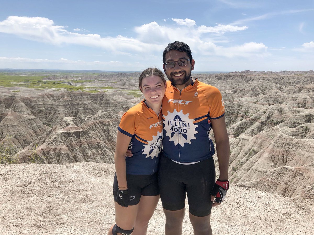 The Grainger College of Engineering (@uofigrainger) on Twitter photo “Biking across the country is an enormous physical undertaking, but it pales in comparison to the journey undertaken by anyone battling cancer.”
The <a href="/illini4000/">Illini 4000</a> team rides across the country to raise money for cancer research.
Read more 🚲 buff.ly/2GPq1xI “Biking across the country is an enormous physical undertaking, but it pales in comparison to the journey undertaken by anyone battling cancer.”
The <a href="/illini4000/">Illini 4000</a> team rides across the country to raise money for cancer research.
Read more 🚲 buff.ly/2GPq1xI