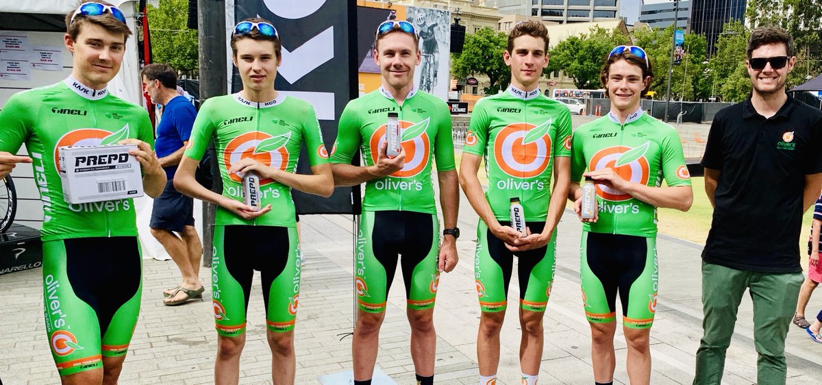 prepdhydration's tweet photo. Good luck to our brand ambassadors - @oliversracing at the @HeraldSunTour in VIC this week! With 6 riders - Angus Lyons, Brendon Davids, Campbell Jones, Liam White, Conor Murtagh, Sebastian Presley & Riley Fleming.
#poweredbyprepd
#hydratebetterwithprepd
#heraldsuntour
#cycling https://t.co/g7Eg7tIgpk
