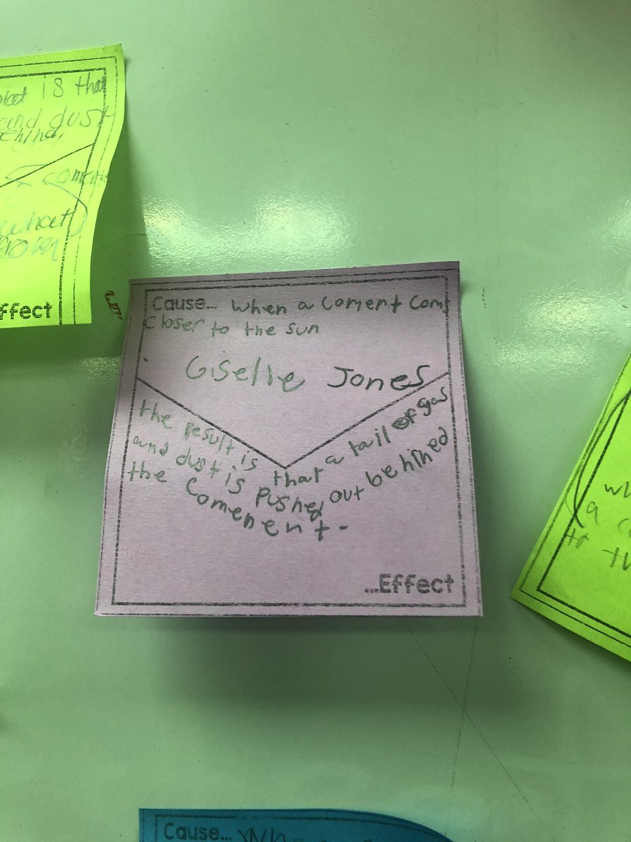 If I had known using sticky notes would interest my students this much I would have started using them a while ago! @HHSK8Knights #textstructure