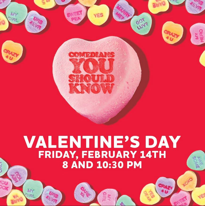 Is laughter the key to love? We like to think so. Don’t take our word for it though. Let some of Chicago’s best comedians find the way to your heart at Comedians You Should Know. <a href="/CYSK/">Comedians You Should Know</a> bit.ly/3bb4DRx #LetUsBeYourBrownPaperValentine