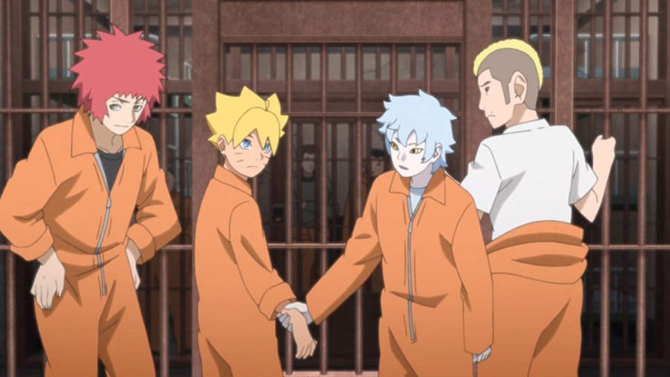Naruhinaluvrx on Twitter: "I love how when Mitsuki and Boruto are hold...
