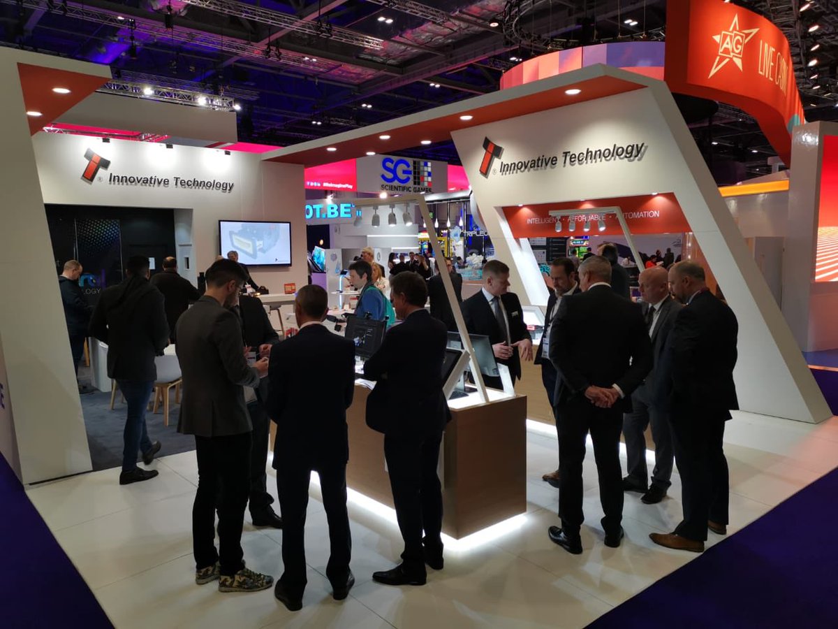 FocusGamingNews's tweet image. DAY 1️⃣ ICE LONDON @ICE_London_Talk #MagellanRobotech @EvoLiveCasino  @notevalidators @SlotsRtg #icelondon #icelondon2020 #intothefuture