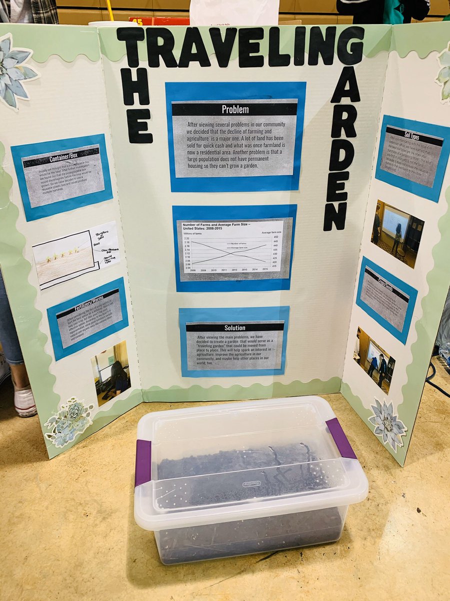 Check out our Traveling Garden! An innovative way to help provide fresh food to families in our community!