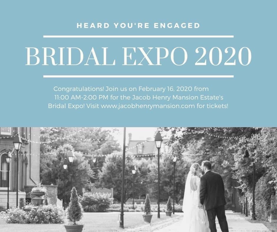 Third Annual Bridal Expo 2020 February 16, 2020! Reserve your ticket’s and meet with the areas TOP vendors. Sip on mimosas and enjoy a one stop wedding planning experience!

Reserve your tickets here ⬇️ 
eventbrite.com/e/jacob-henry-…