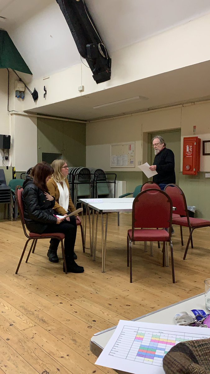 Rehearsals are well underway for 'Agatha Crusty and the Village Hall Murders' #southcerney #amdram #cirencester