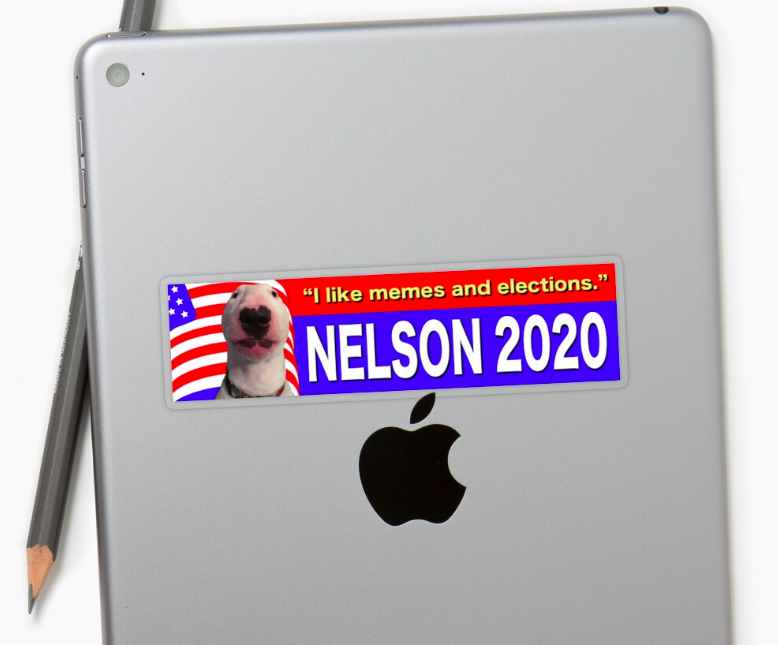 PupperNelson's tweet photo. I like memes and elections

Nelson

#Nelson2020 stickers now available @ https://t.co/YxPBGJuyyK https://t.co/Z5dJEpr4U5