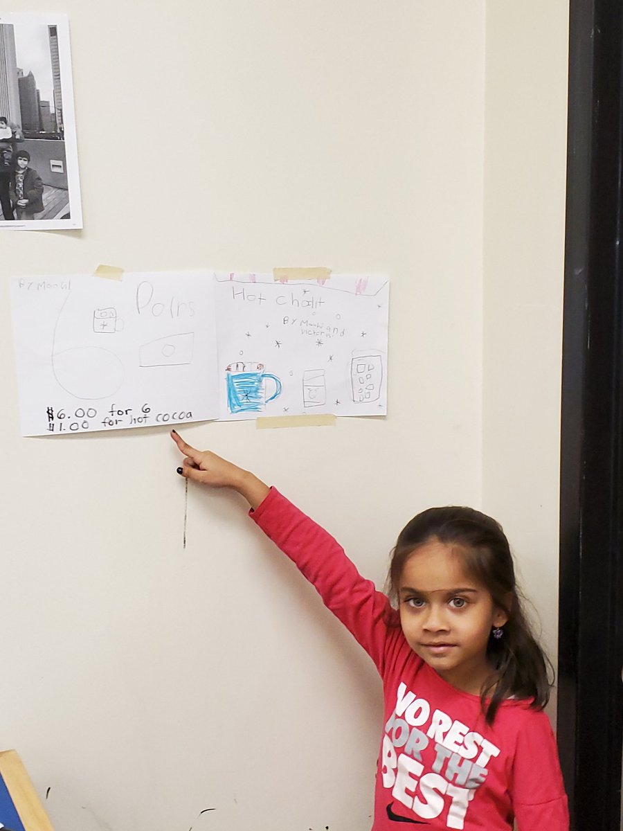 Apollo Kindergarteners are planning a party, building a ship and making hot chocolate to sell! Kindergarteners are so creative during purposeful play! #63success