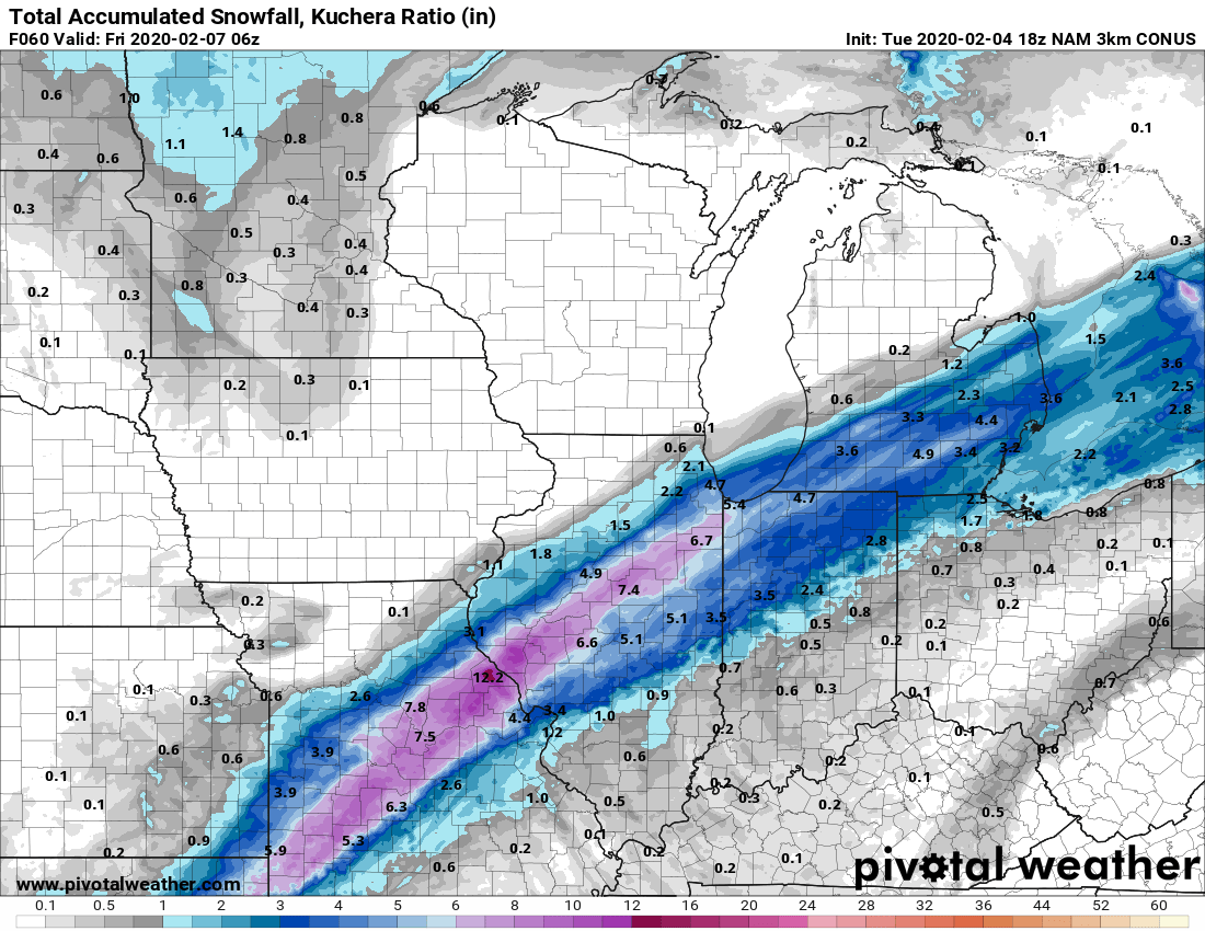 nilwxreports's tweet photo. Looks like models are starting to come into an agreement on overall track, 18z run from the 3k nam shows a very similar track compared to the other nam and euro, GFS will probably still be an outlier after this evenings run and thats not really surprising. #ilwx https://t.co/jXMc8cDt9T