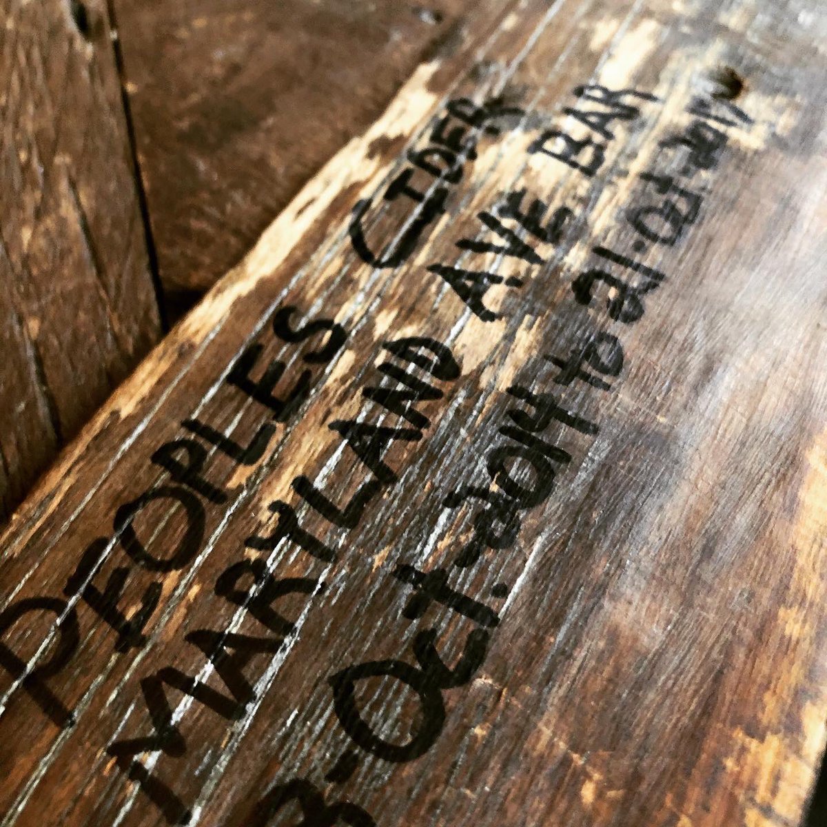PeoplesCiderCo's tweet photo. It’s a work in progress but our improved seating took a step forward today. Our original Maryland Ave Bar is now group table! Lots of ciders drank on it, many more to come 🍻
.
.
#ciderbar #workingclasscider #diycider https://t.co/ipcd5CNvjh
