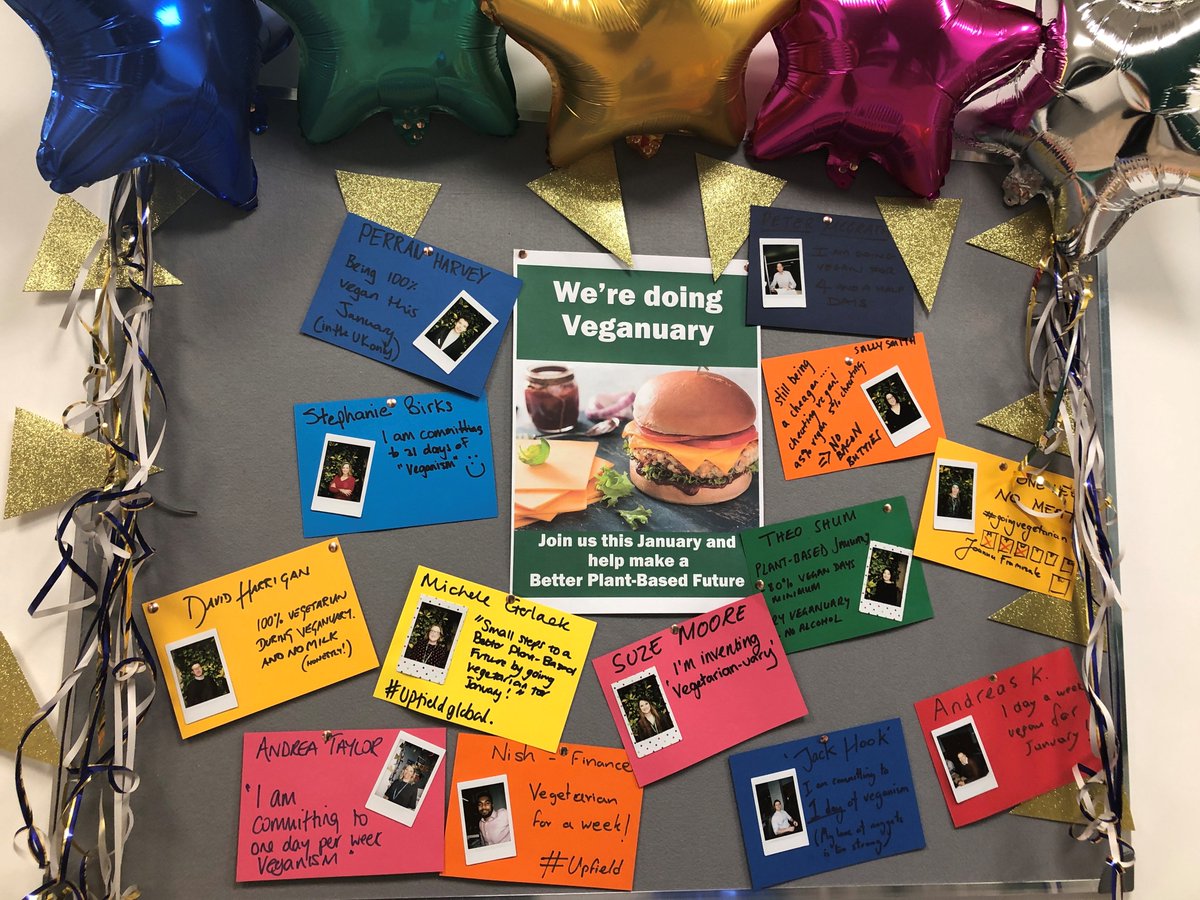 Last month we challenged our #Upfielders to take part in #Veganuary. With weekly goals and #plantbased tips, our teams did an excellent job incorporating these changes to their diet. We hope to continue inspiring others to do what they can for their health and the planet!
