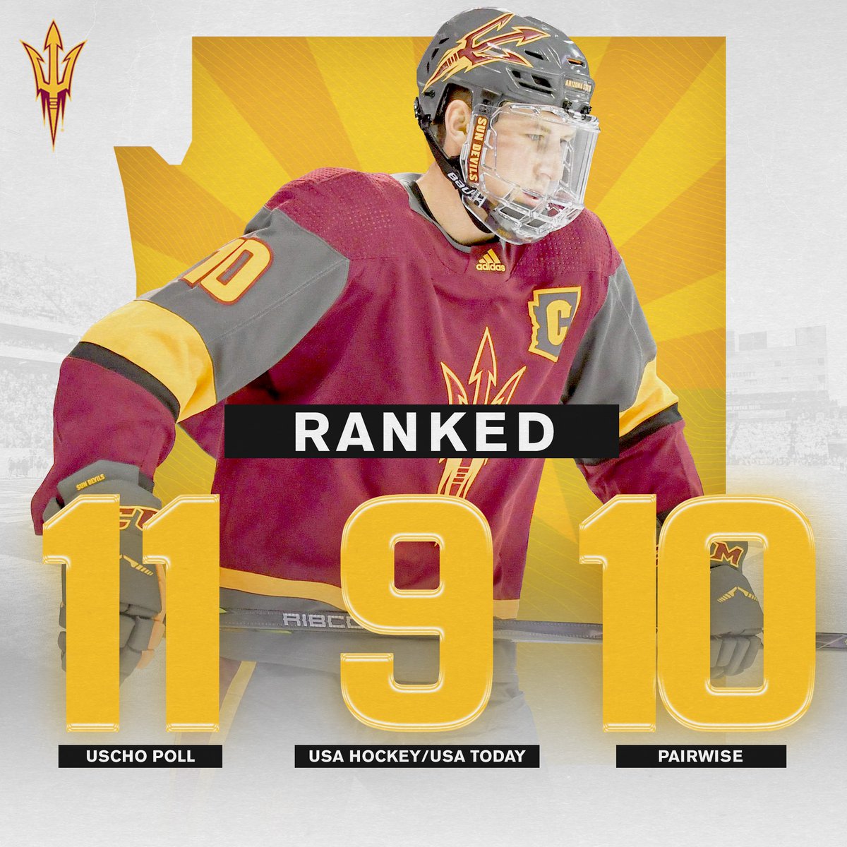 .<a href="/SunDevilHockey/">Sun Devil Hockey</a> entering the Top 10!
