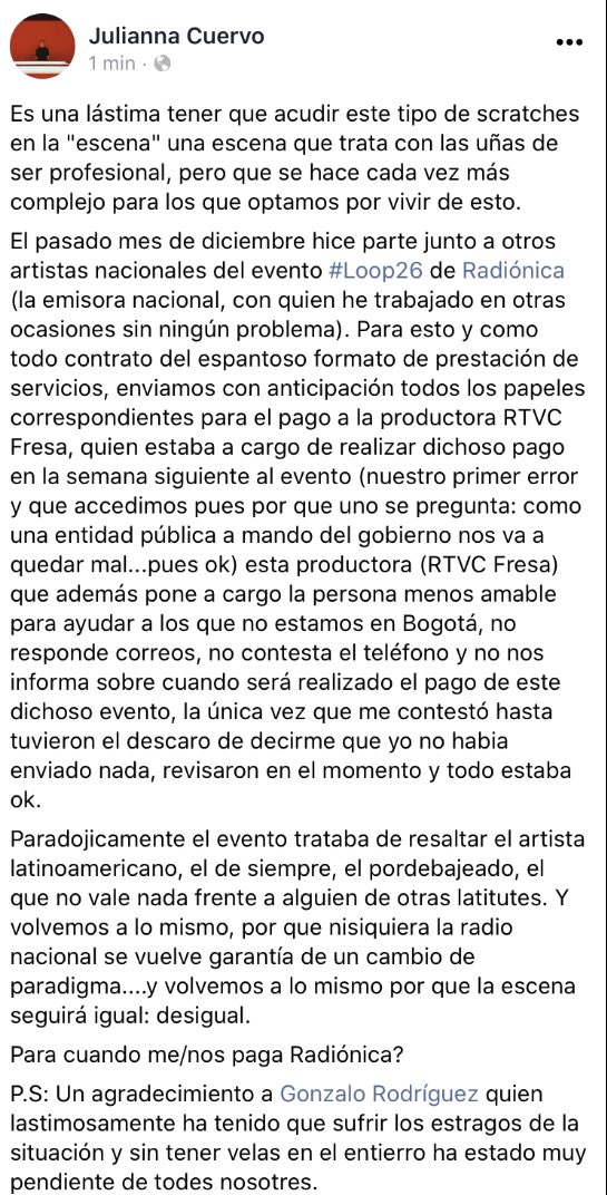 julianna_808's tweet photo. Hola! A propósito del pasado #Loop26 de @radionica . https://t.co/YPhQTNXmXw