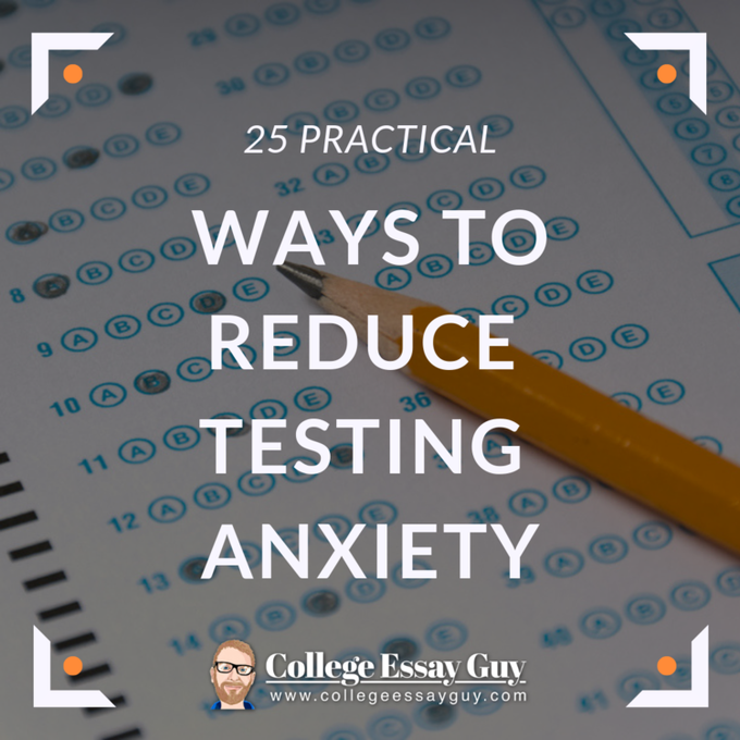 CollegeEssayGuy's tweet photo. Test anxiety—many students struggle with it. If that's you, here are 25 practical ways to reduce your testing anxiety in and out of the classroom: https://t.co/YdbGdYXKZC

(Good luck on the ACT this Saturday! You got this.) https://t.co/wUhCkQKLkk