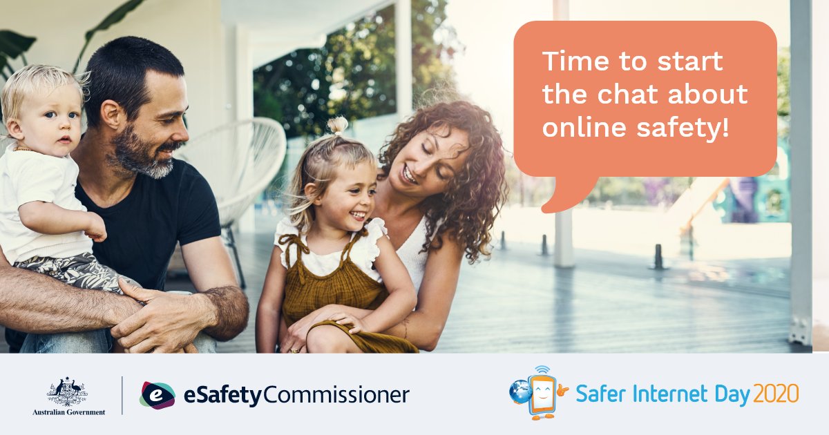 eSafetyOffice's tweet photo. Parents play an important role in helping kids develop digital intelligence. It's never too early to instil good online habits &amp; principles like: respect, empathy, critical thinking, &amp; resilience. Guide: https://t.co/UvSlHMprbz  Make everyday #SaferInternetDay #eSafetySID https://t.co/GO8jLAP4lf