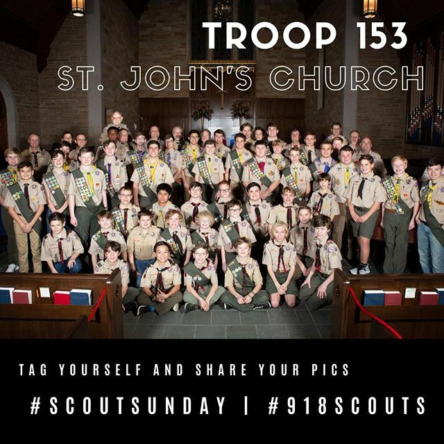 OKscouts's tweet image. Now that's a good looking group!⁠
Troop 153 celebrated #scoutsunday at @sjtulsa this weekend.⁠
⁠
Share your photos with us &amp;gt;&amp;gt;&amp;gt; #918scouts ift.tt/2GUvd3B have great deals...