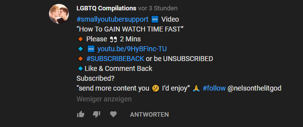 Stealthyfox13th's tweet photo. Warum.
Naja denn Unsubscribed mich halt 🤣😂🥳
#Subtosub #YouTube #Warummachtmandas https://t.co/TTaA38UmpU