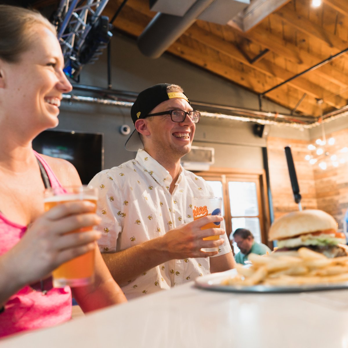 Warm food, warm atmosphere, and warm smiles.