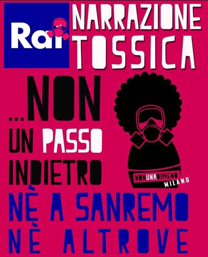 #nonunpassoindietro ... nè a #Sanremo2020 nè altrove! <a href="/nonunadimeno/">NonUnaDiMeno</a>