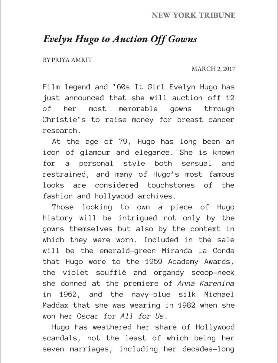 moonshinecybim's tweet image. —𝐭𝐡𝐞 𝐬𝐞𝐯𝐞𝐧 𝐡𝐮𝐬𝐛𝐚𝐧𝐝𝐬 𝐨𝐟 𝐞𝐯𝐞𝐥𝐲𝐧 𝐡𝐮𝐠𝐨, taylor jenkins reid (#fffeb)

★ ★ ★ ★